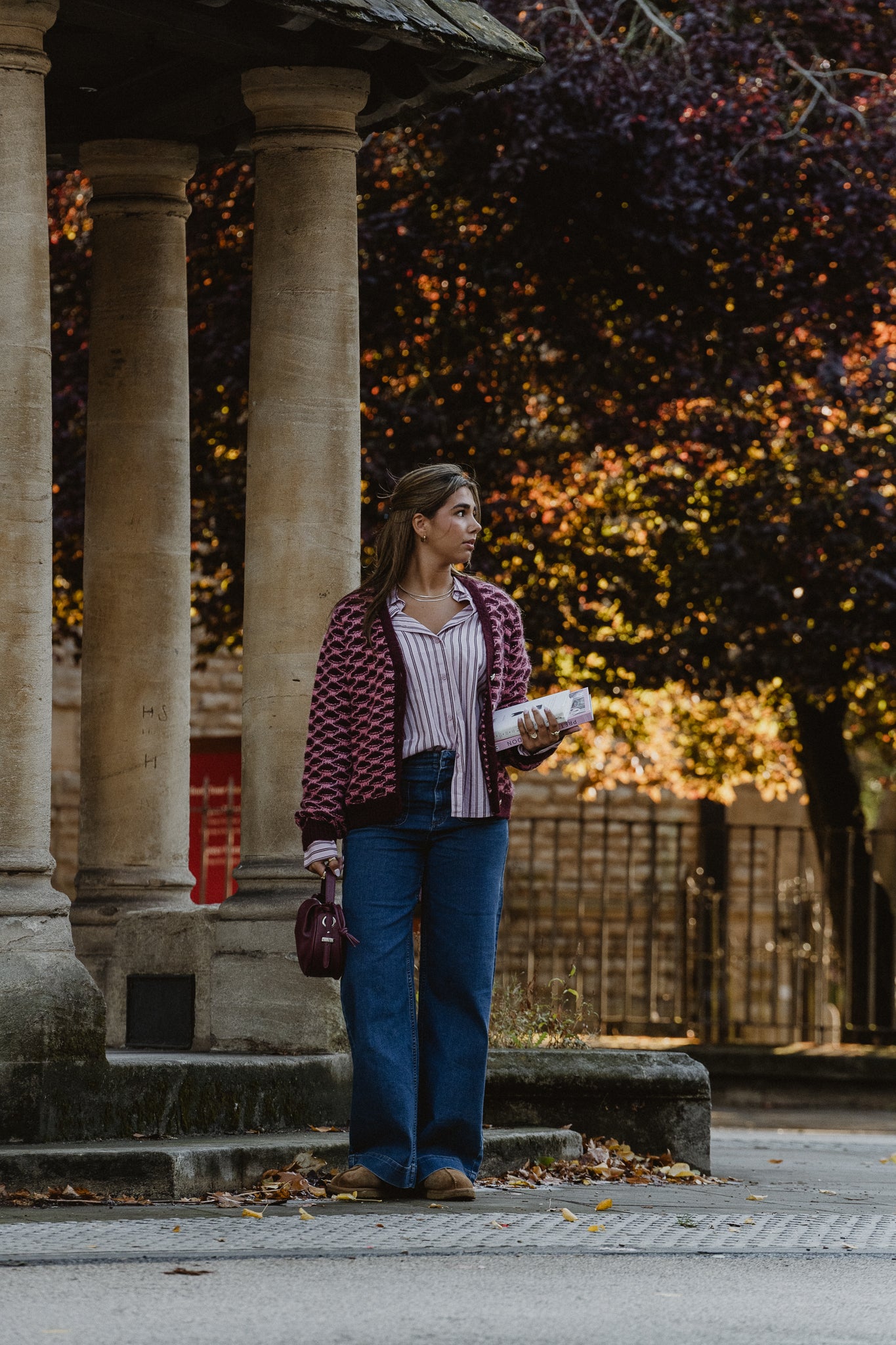PCJIVANA Knit Cardigan - Tawny Port